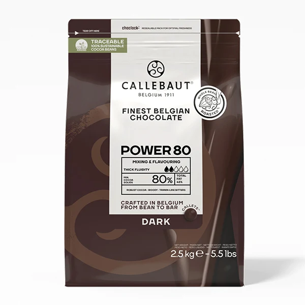 Callebaut - Dark Chocolate Power 80 2.5KG