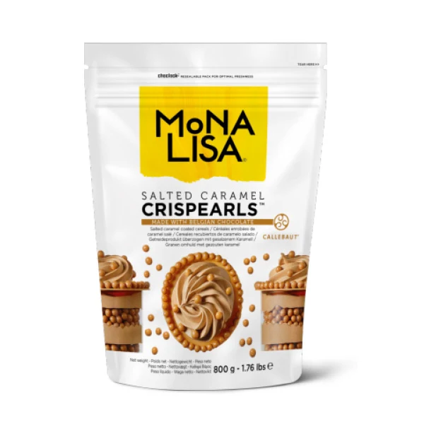 Mona Lisa - Gold Salted Caramel Crispearls 800GR