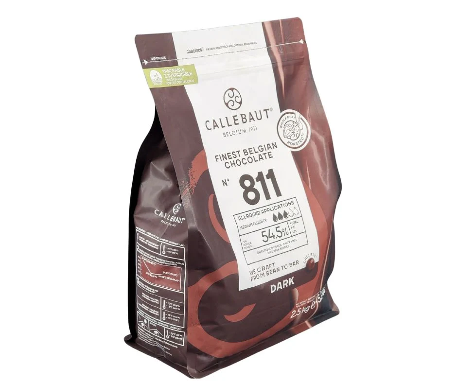 Callebaut Dark Chocolate Callets 811 — Each (2.5 KG)