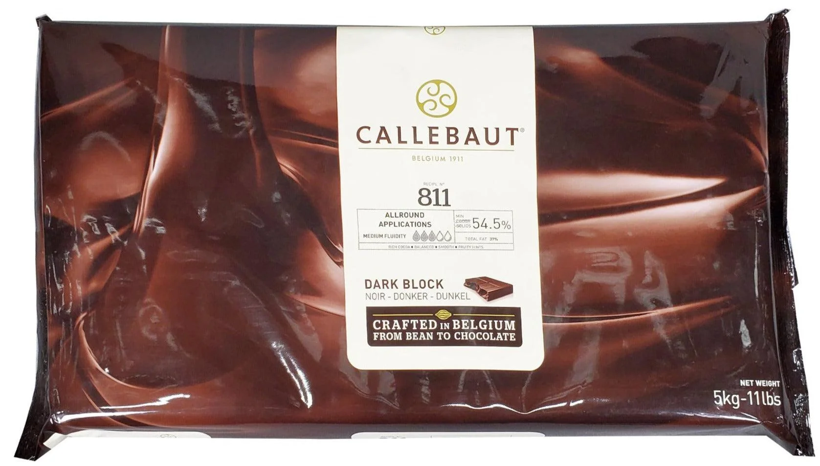 Callebaut - Finest Belgain Dark Chocolate Block — Case (5 x 5 KG)
