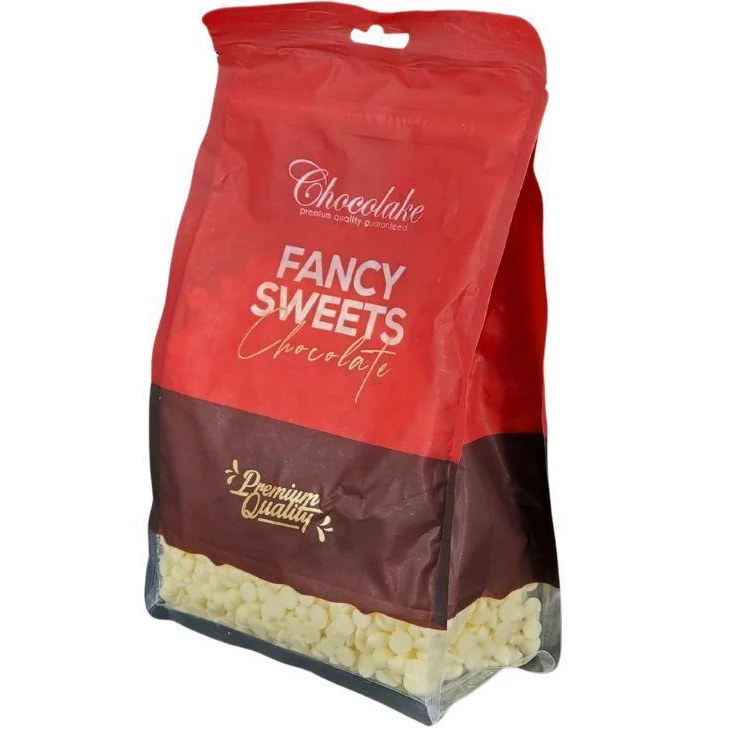 Chocolake White Chocolate Chips — Case (5 x 1 KG)