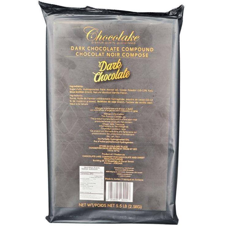 Chocolake Dark Chocolate Compound — Case (2.5 KG)