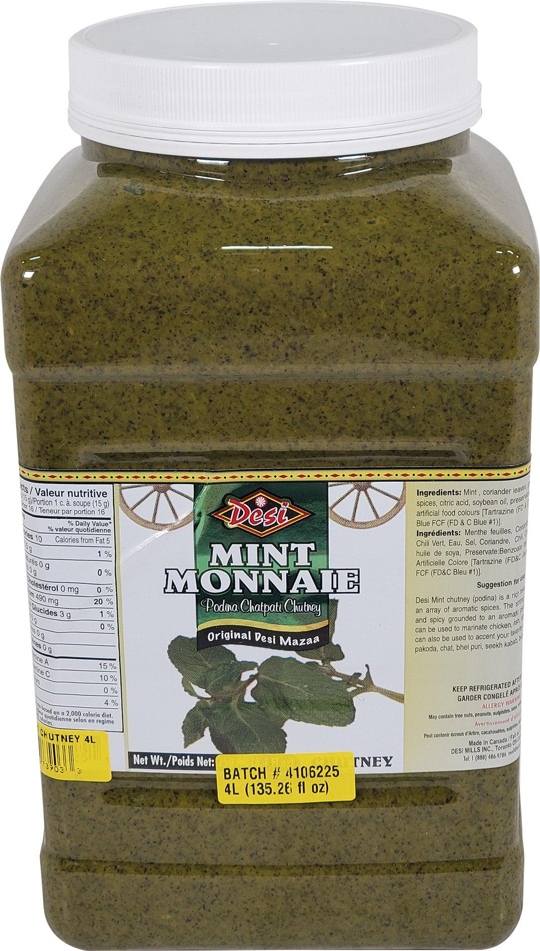 Desi - Mint Chutney — Each (4 L)