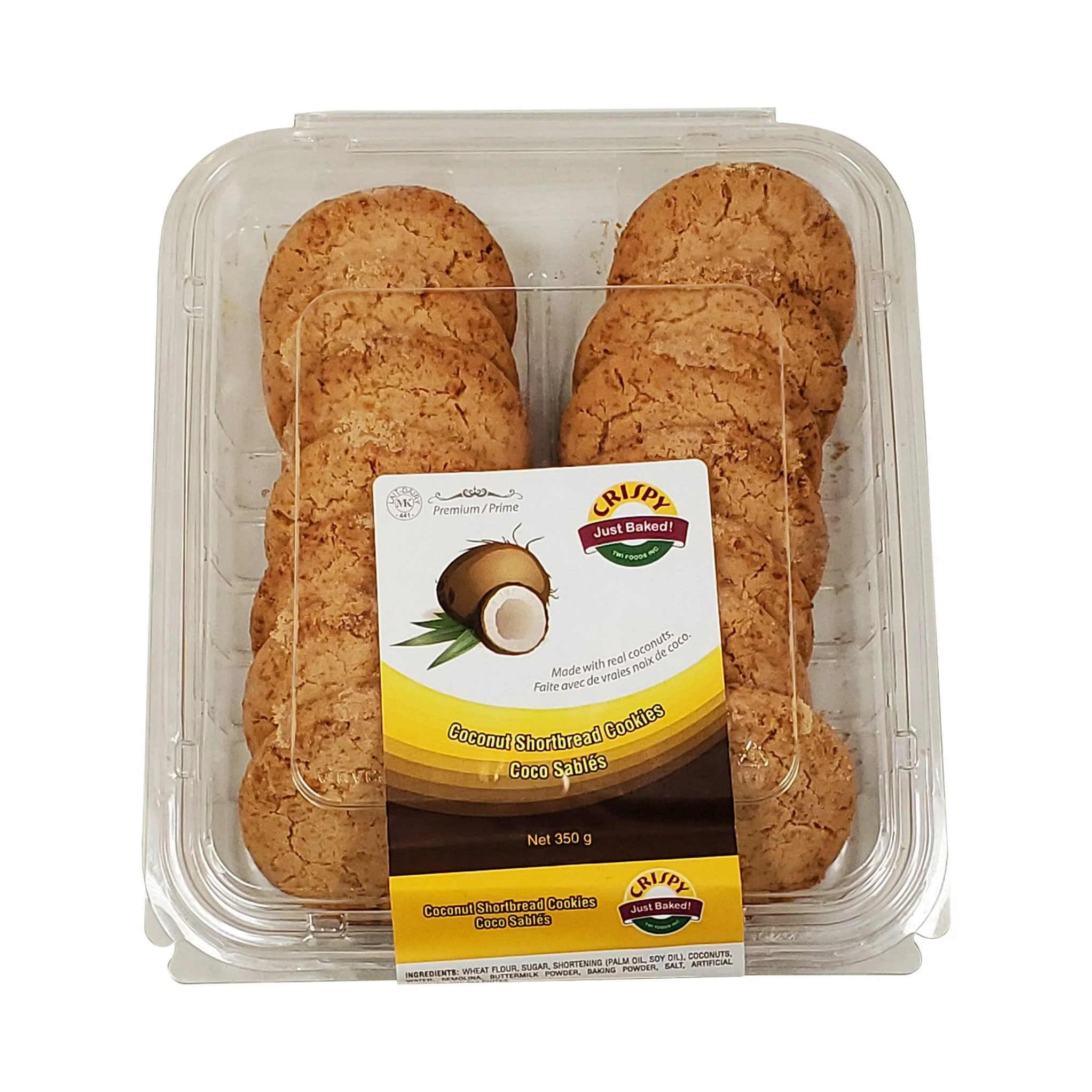Crispy - Cookies Coconut — Case (12 x 350 G)