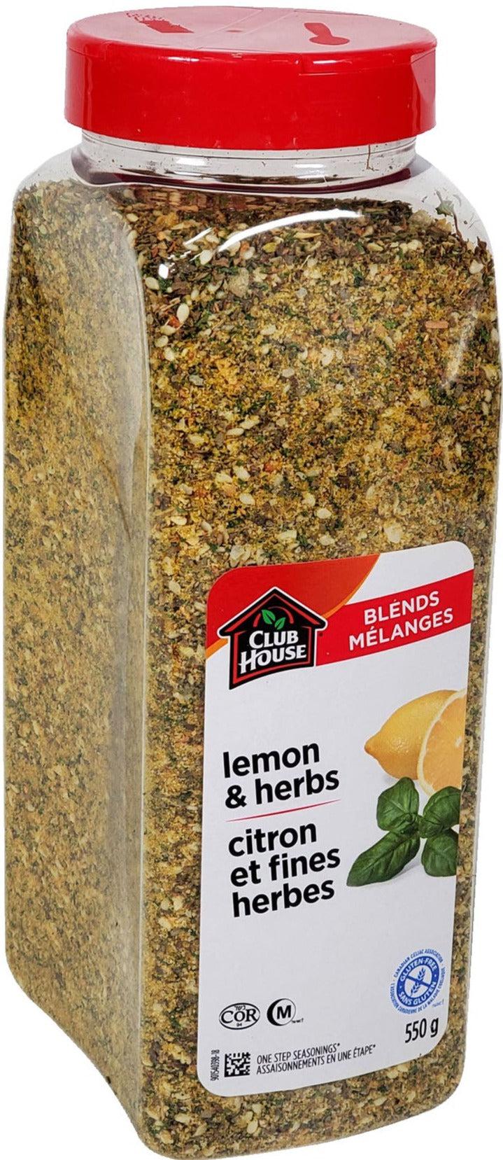 Club House - Lemon & Herb Seasoning — Each (550 G)